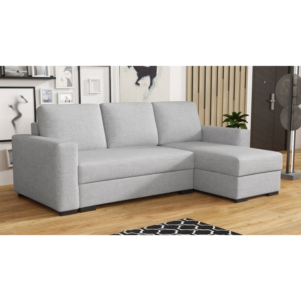 Γωνιακός καναπές Latte-Gkri Anoixto