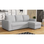 Γωνιακός καναπές Latte-Gkri Anoixto