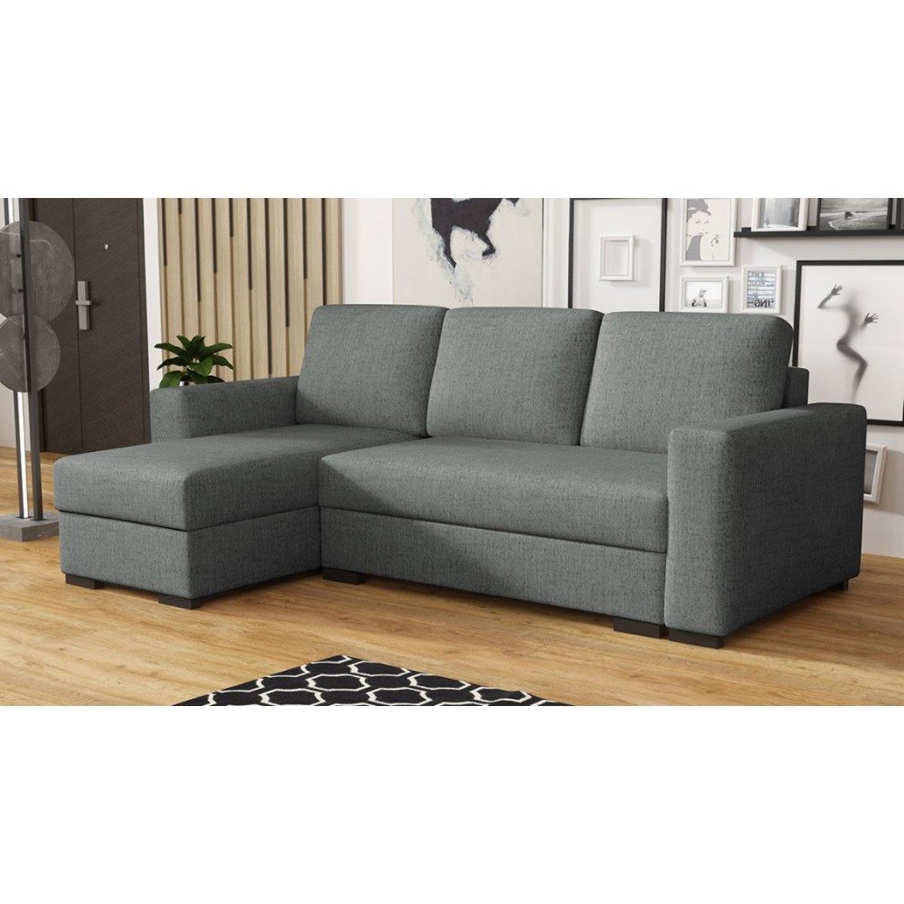 Γωνιακός καναπές Latte-Anthraki