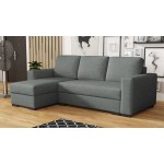 Γωνιακός καναπές Latte-Anthraki