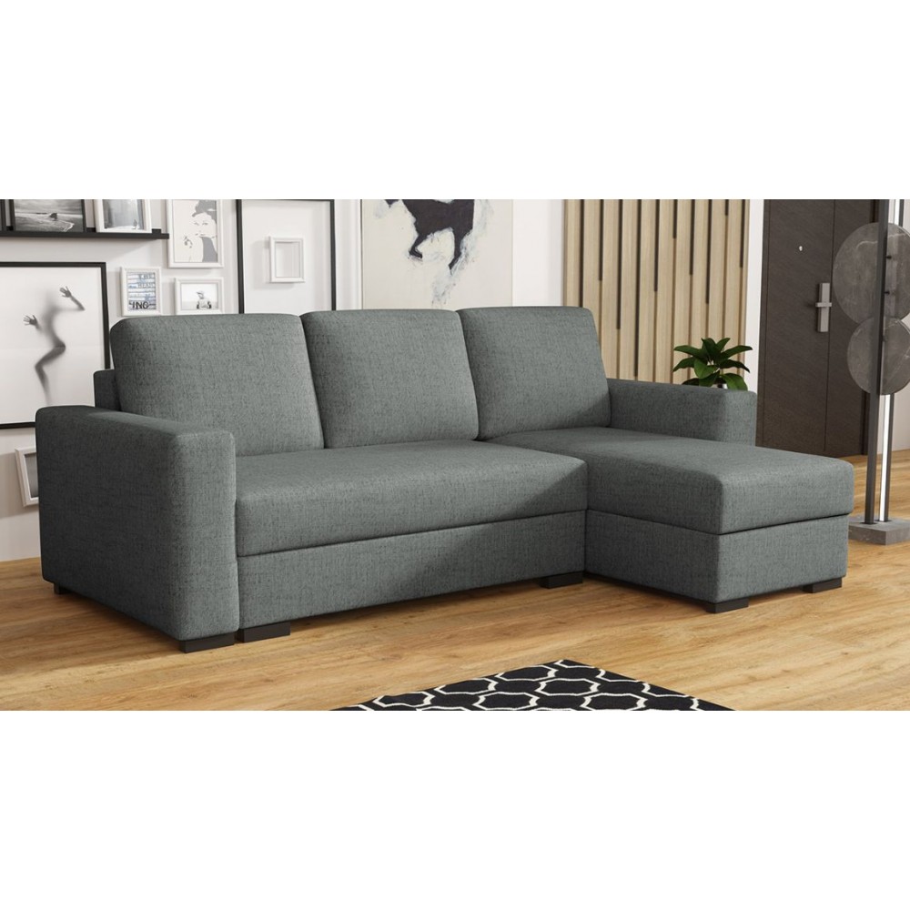 Γωνιακός καναπές Latte-Anthraki