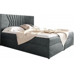 Επενδυμένο κρεβάτι Box 2-Gkri-160 x 200 164x208x103