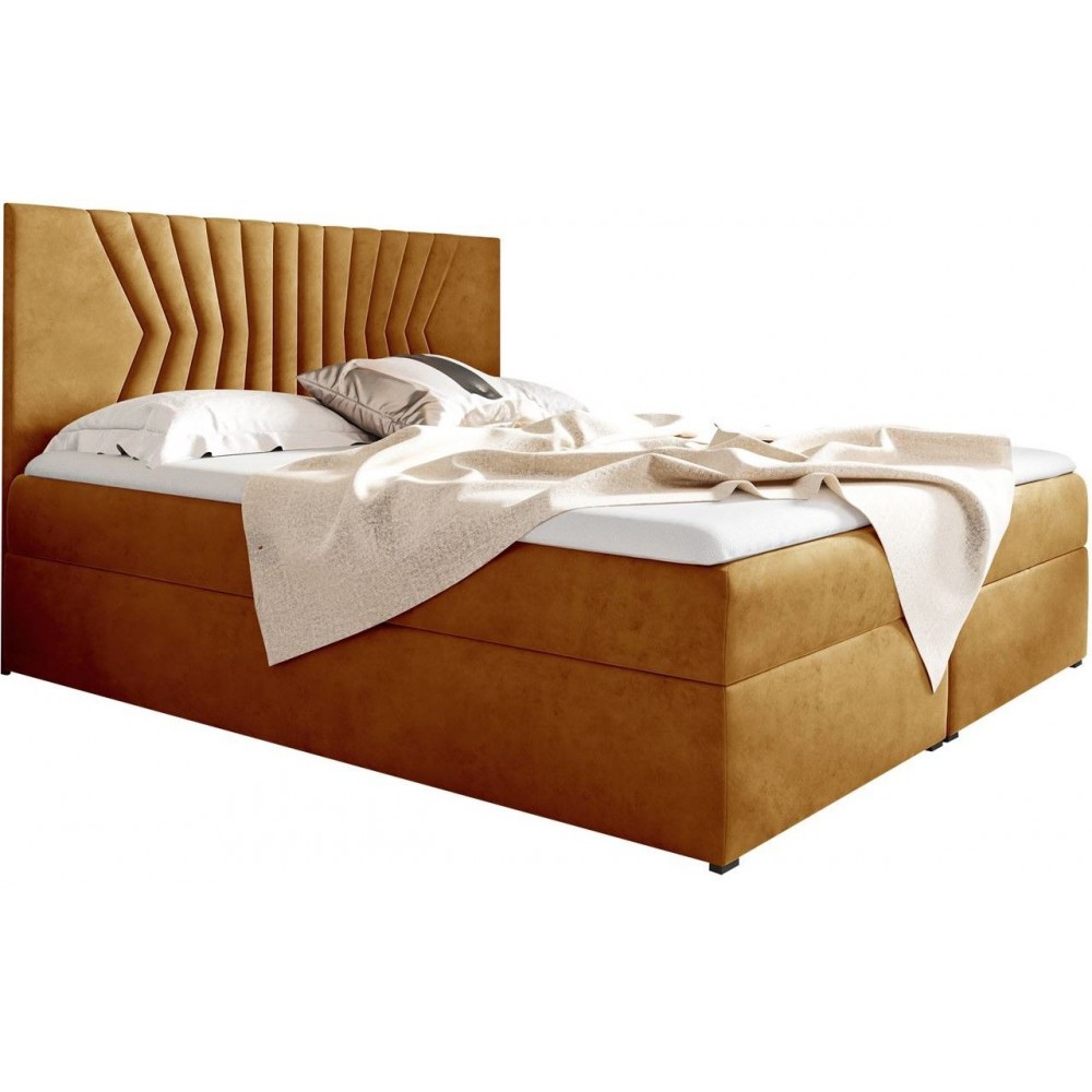 Επενδυμένο κρεβάτι Box 2-Ohra-160 x 200 164x208x103