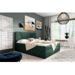 Επενδυμένο κρεβάτι Box 2-Prasino-180 x 200 184x208x103