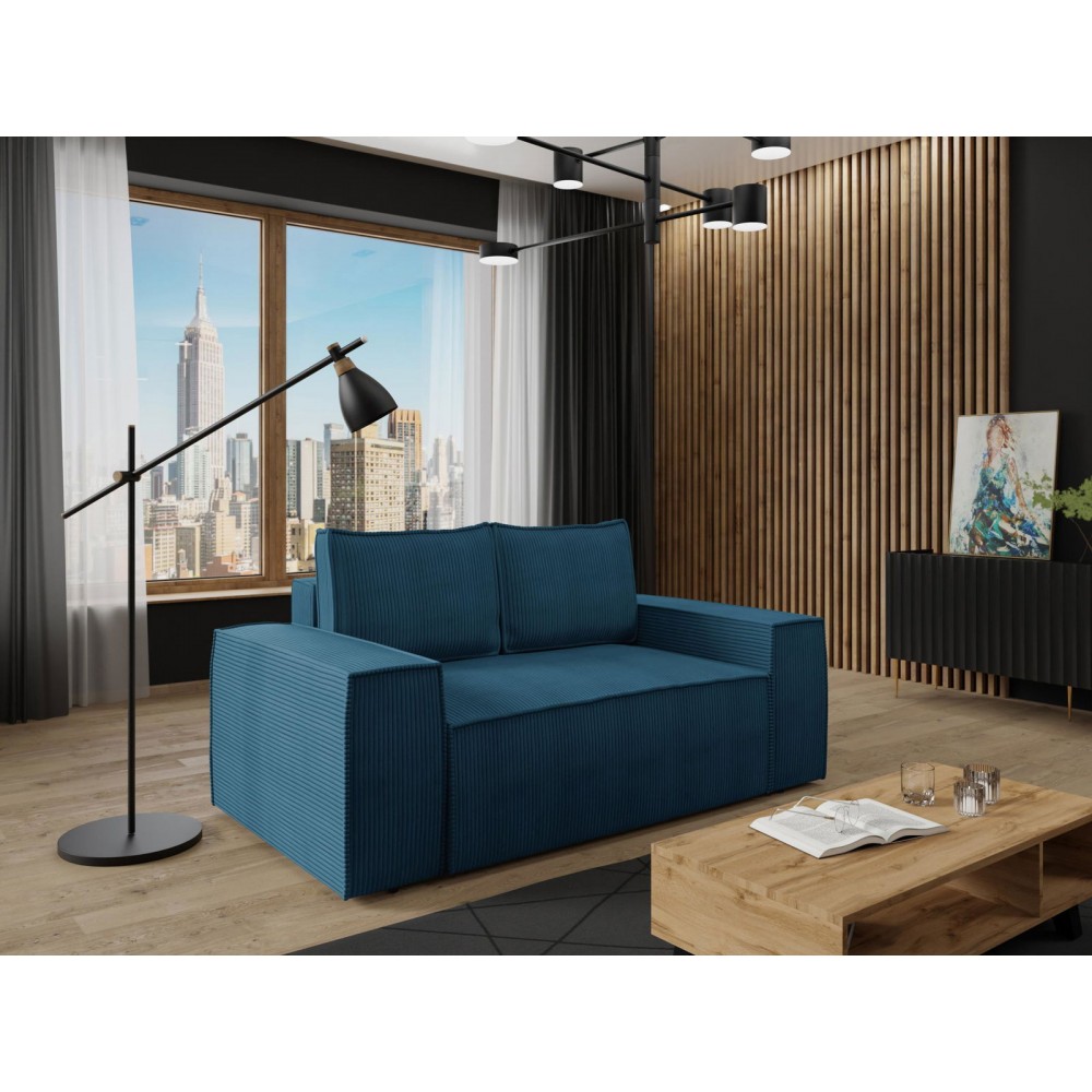 Καναπές - κρεβάτι Malaga II διθέσιος-Petrol