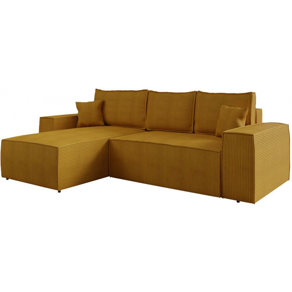 Γωνιακός καναπές Malaga mini I-Moustardi-Αριστερή