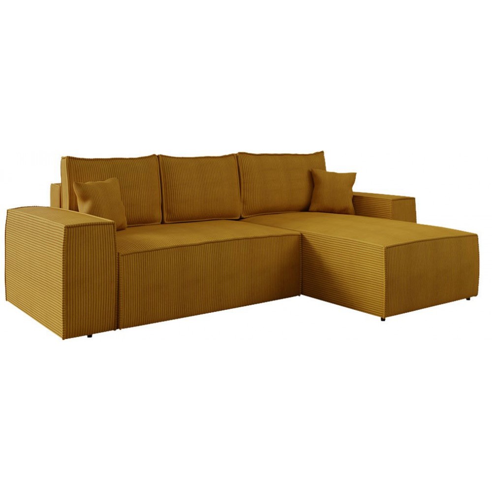 Γωνιακός καναπές Malaga mini I-Moustardi-Δεξιά