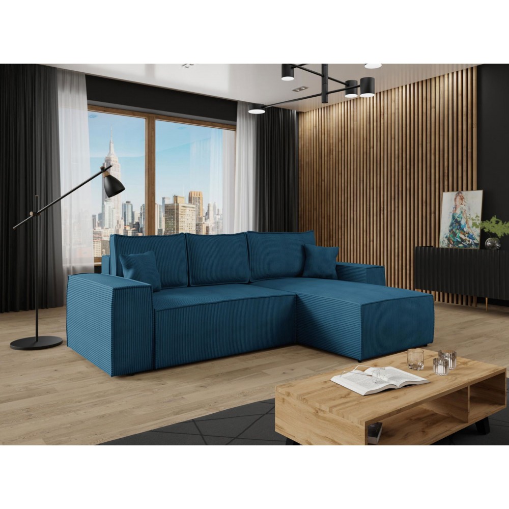 Γωνιακός καναπές Malaga mini I-Petrol-Δεξιά