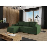 Γωνιακός καναπές Malaga mini I-Prasino-Αριστερή