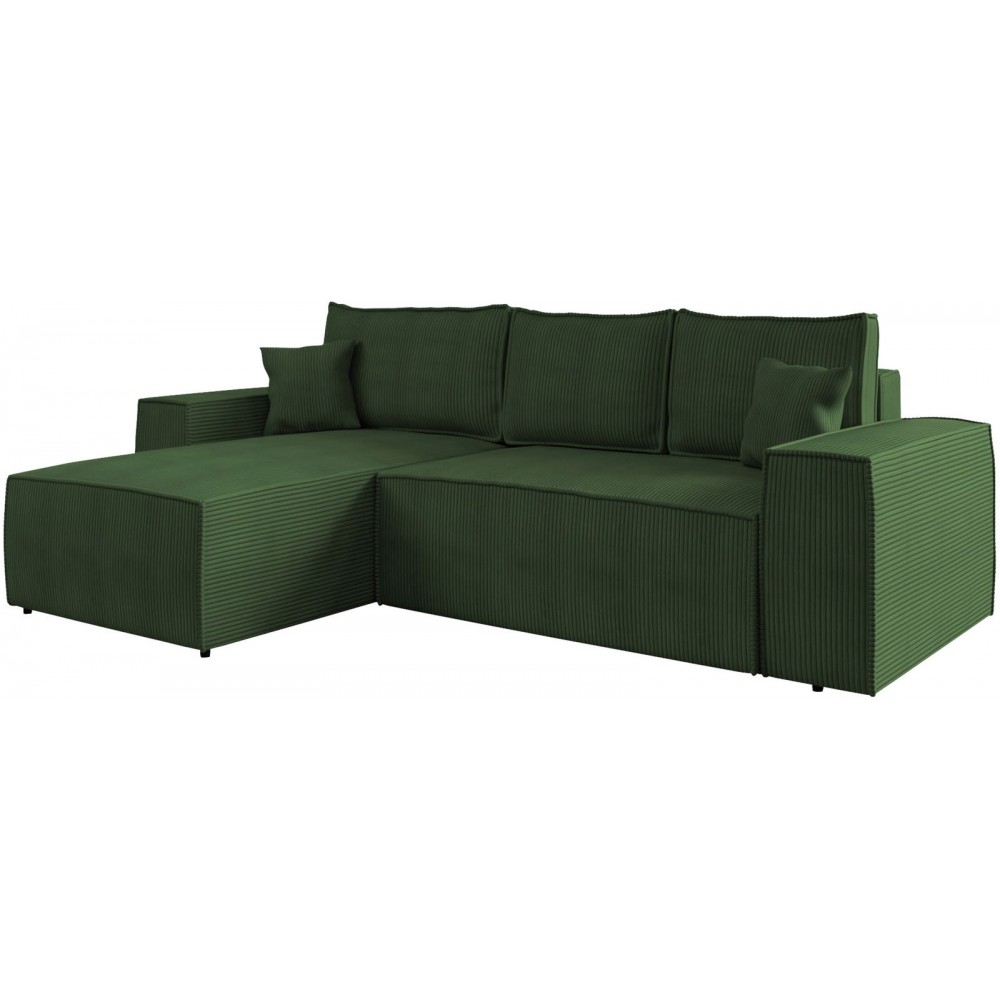 Γωνιακός καναπές Malaga mini I-Prasino-Αριστερή