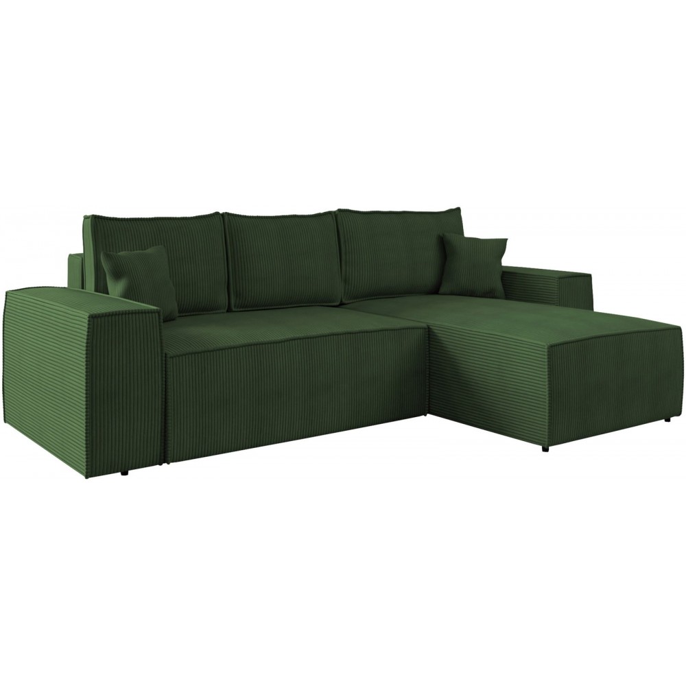 Γωνιακός καναπές Malaga mini I-Prasino-Δεξιά