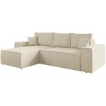 Γωνιακός καναπές Malaga mini I-Ekrou-Αριστερή
