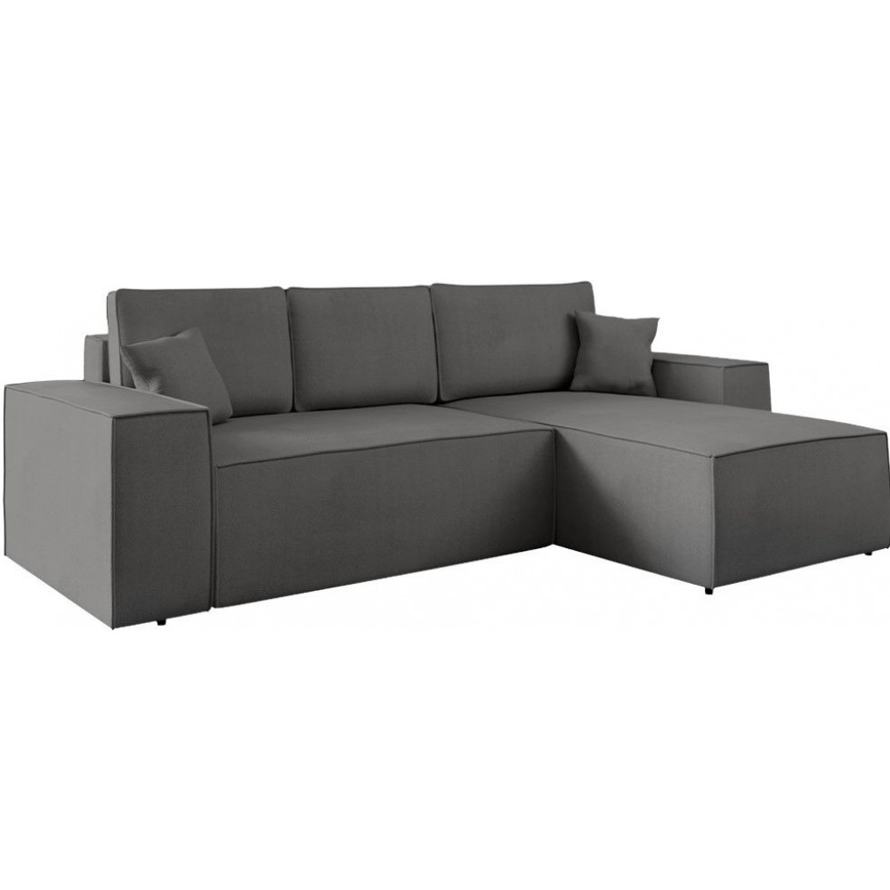 Γωνιακός καναπές Malaga mini II-Gkri Skouro-Δεξιά