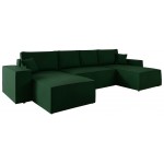 Γωνιακός καναπές Malga Maxy II-Prasino
