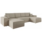 Γωνιακός καναπές Malga Maxy II-Ekrou