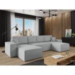 Γωνιακός καναπές Malga Maxy II-Gkri Anoixto