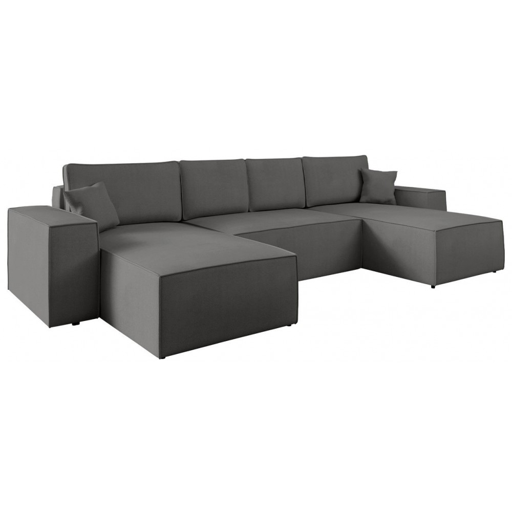 Γωνιακός καναπές Malga Maxy II-Gkri Skouro