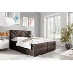 Επενδυμένο κρεβάτι Box 6-Kafe-120 x 200 124x208x103