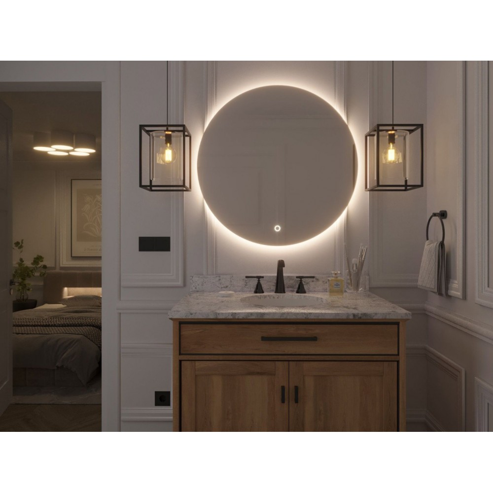 Καθρέπτης Dalia A LED-Διάμετρος: 80 εκ. 3