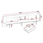 Έπιπλο τηλεόρασης Raven