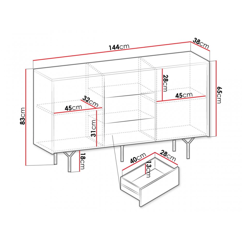 Μπουφές Raven I