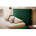 Επενδυμένο κρεβάτι Princce-Prasino-140 x 200