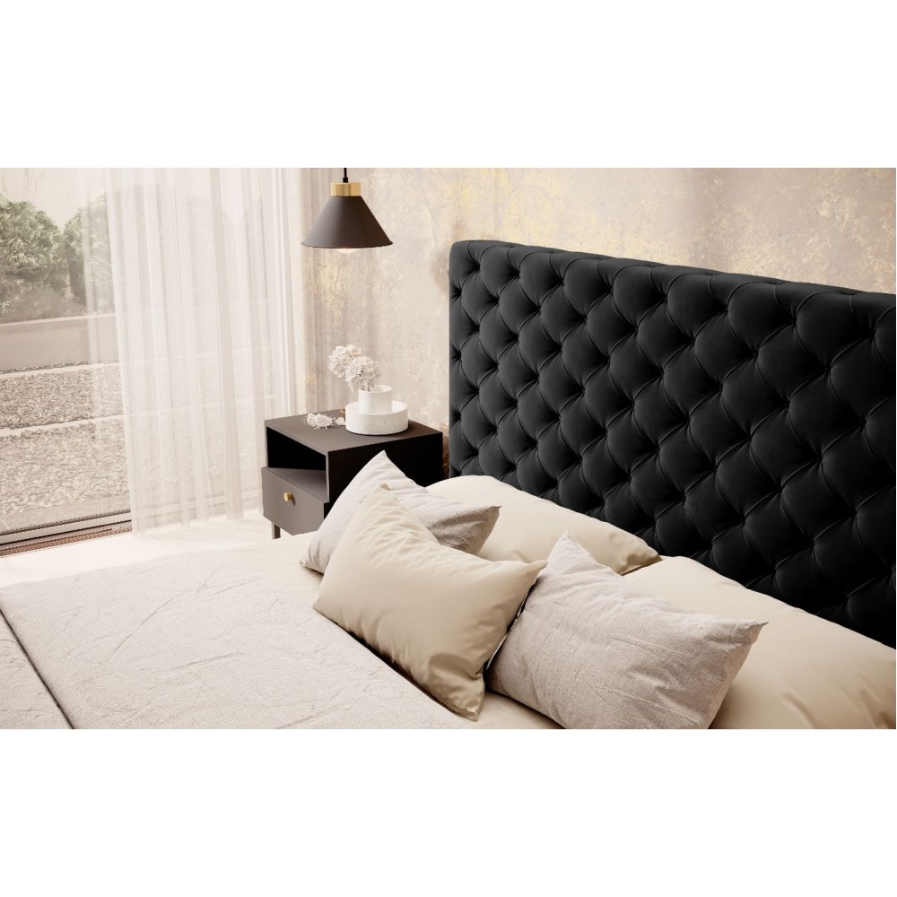 Επενδυμένο κρεβάτι Princce-Mauro-140 x 200