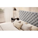 Επενδυμένο κρεβάτι Princce-Gkri Anoixto-180 x 200