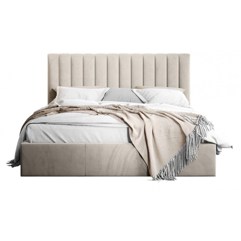 Επενδυμένο κρεβάτι Cosmos-Ekrou-180 x 200