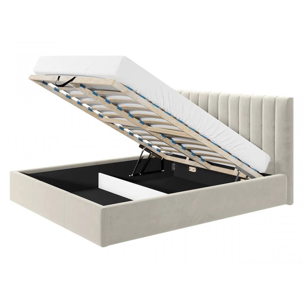 Επενδυμένο κρεβάτι Cosmos-Ekrou-180 x 200