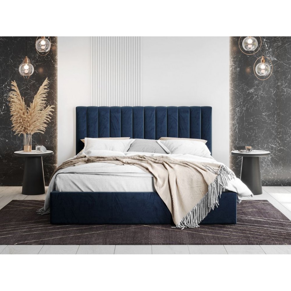 Επενδυμένο κρεβάτι Cosmos-Mple-140 x 200