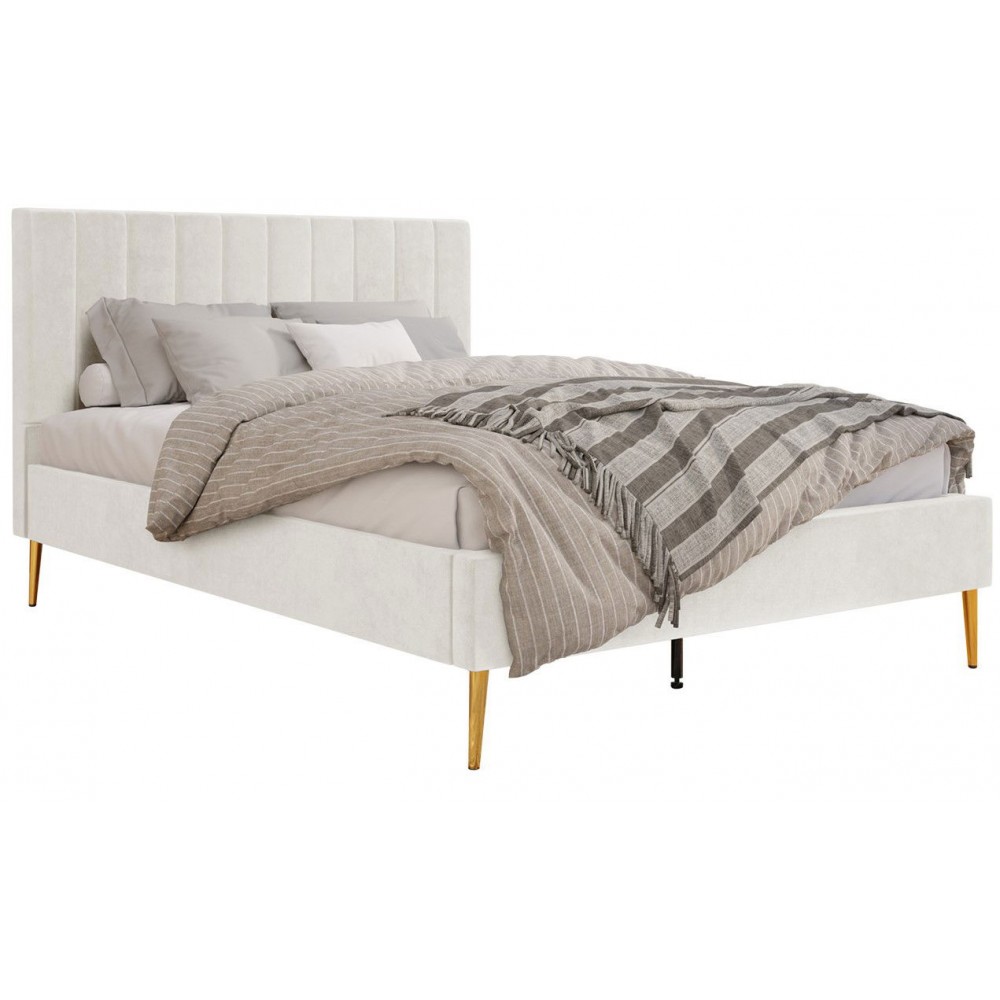 Επενδυμένο κρεβάτι Flavia-Mpez-160 x 200