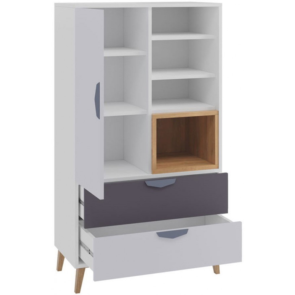 Χαμηλή βιβλιοθήκη Joker 1d2dr