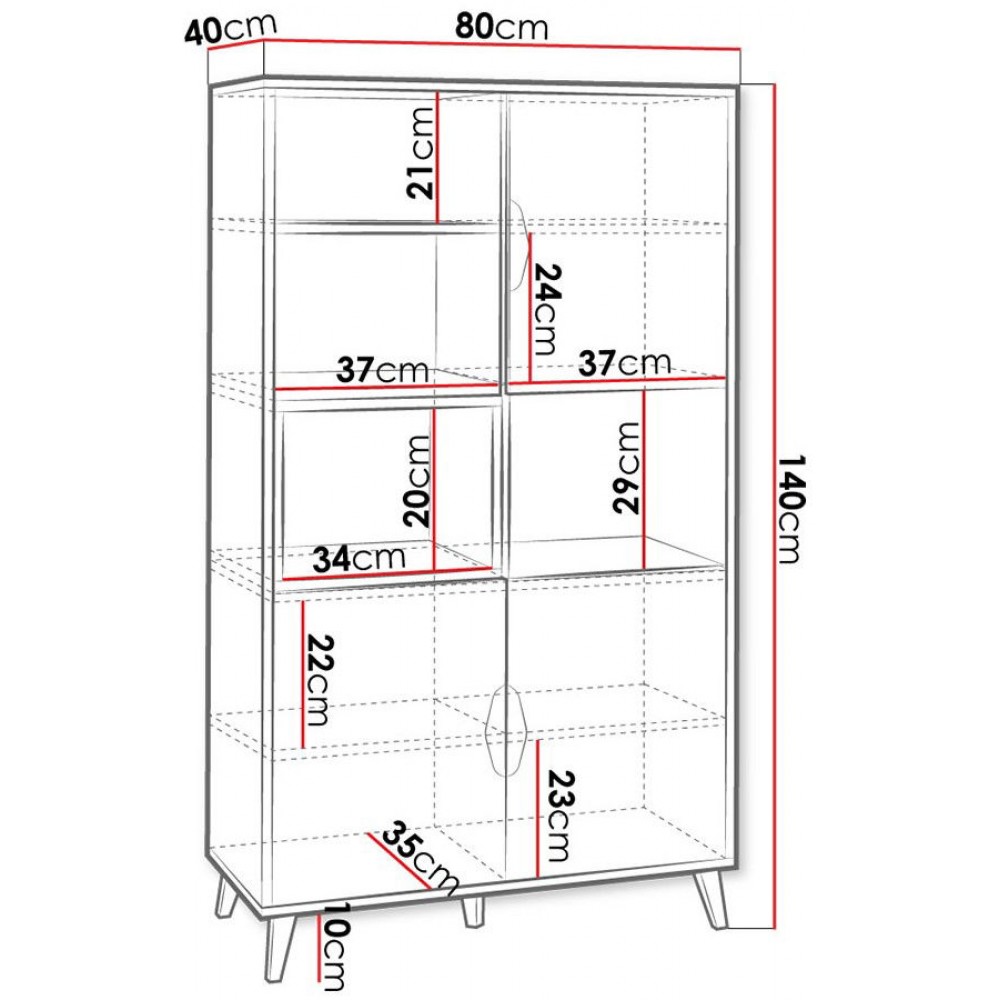 Χαμηλή βιβλιοθήκη Joker 3d