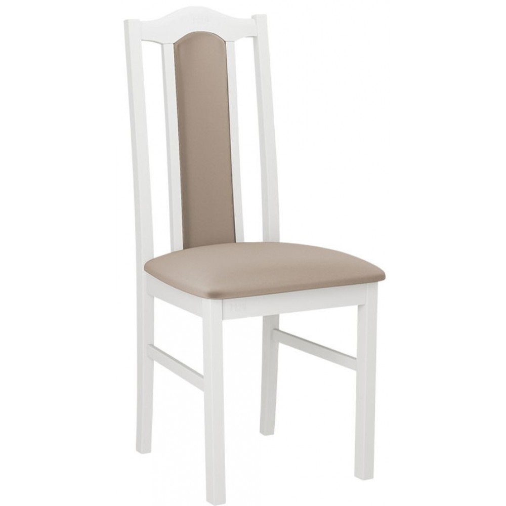 Καρέκλα Bossi II - leuko - mpez