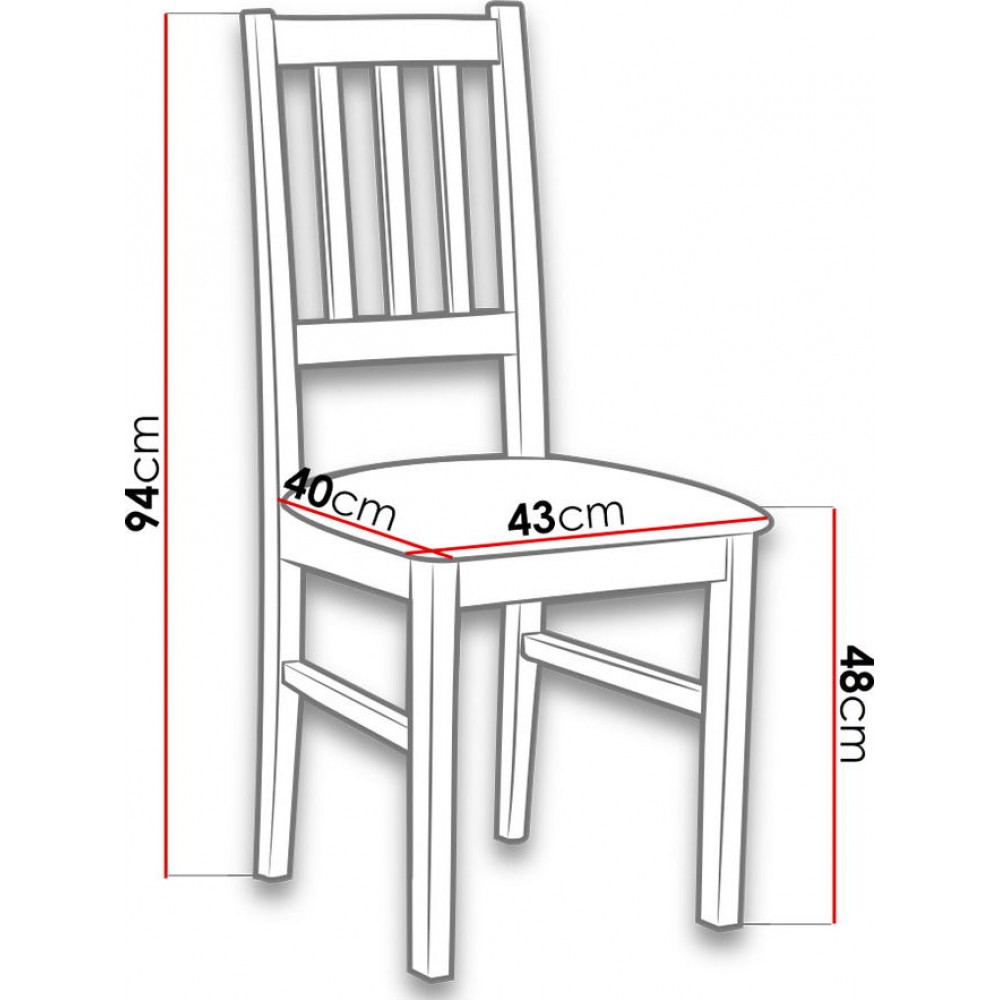 Καρέκλα Bossi IV - sonoma - kafe