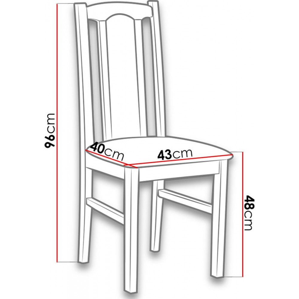 Καρέκλα Bossi VII - Mauro - Ladi