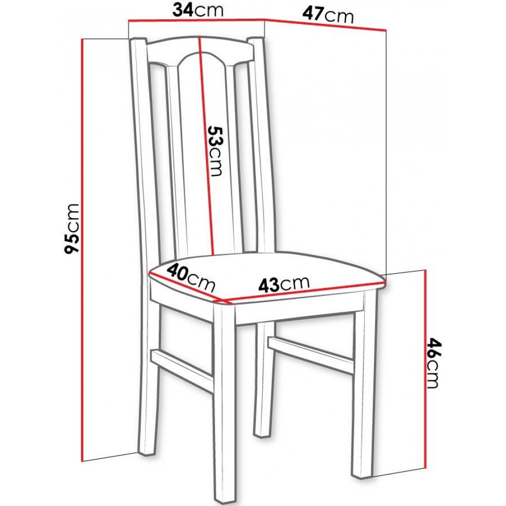 Καρέκλα Bossi VII - kerasi - anthraki