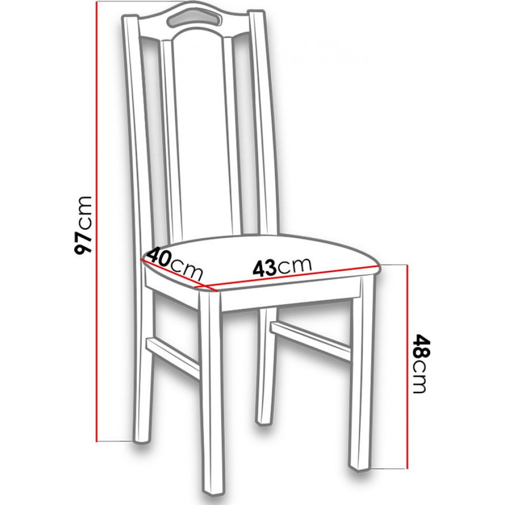 Καρέκλα Bossi IX - kerasi - mpez