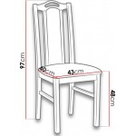 Καρέκλα Bossi IX - kerasi - mauro