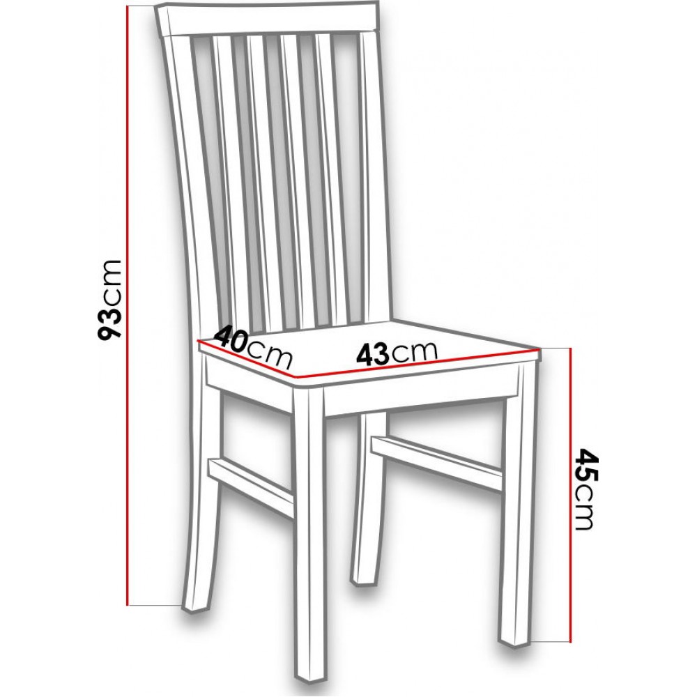 Καρέκλα Lombardy I D- Leuko