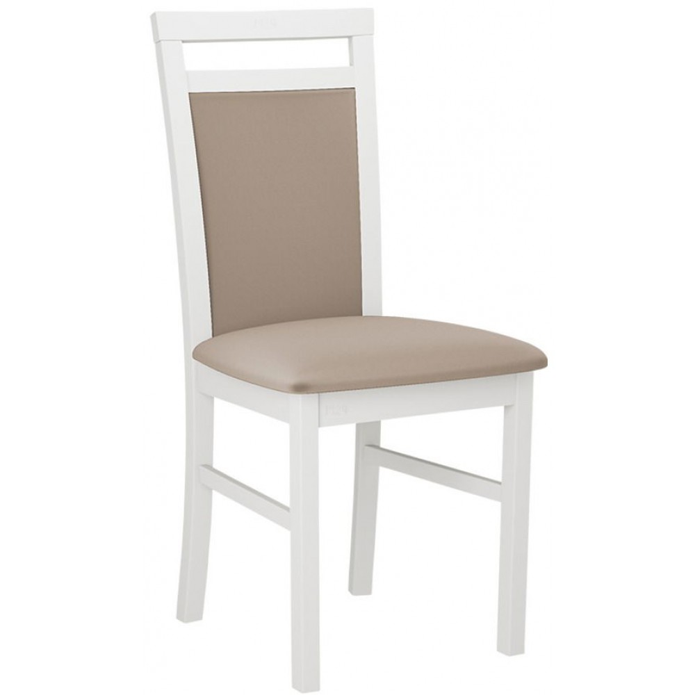 Καρέκλα Lombardy V - leuko - mpez