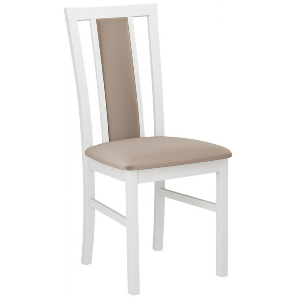 Καρέκλα Lombardy VII - leuko - mpez