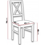 Καρέκλα Nile X - mauro - anthraki