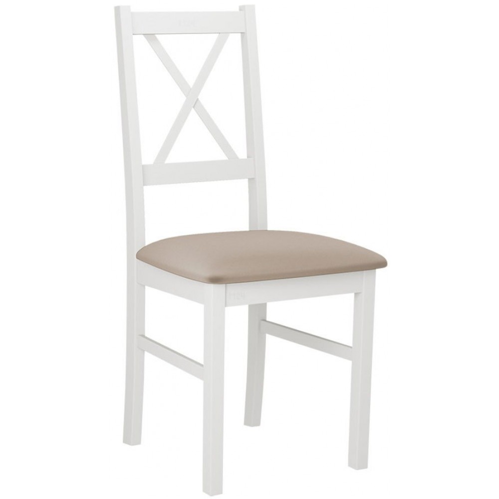 Καρέκλα Nile X - leuko - mpez