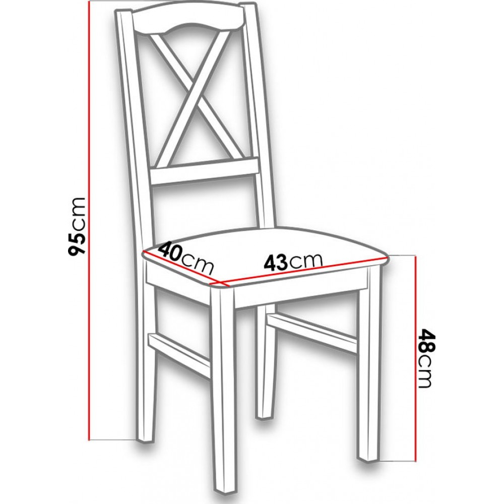 Καρέκλα Nile XI - sonoma - ladi