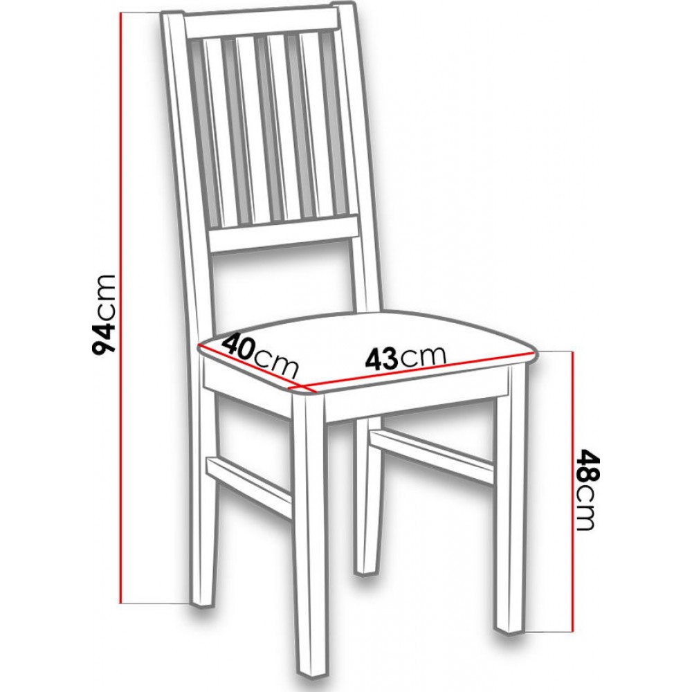 Καρέκλα Nile VII - sonoma - ladi