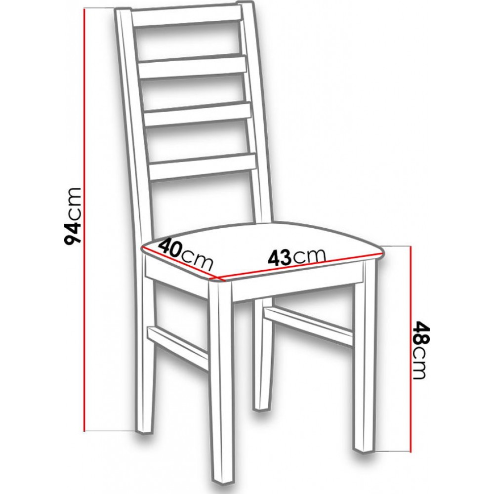 Καρέκλα Nile VIII - sonoma - ladi