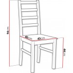 Καρέκλα Nile VIII D- Leuko