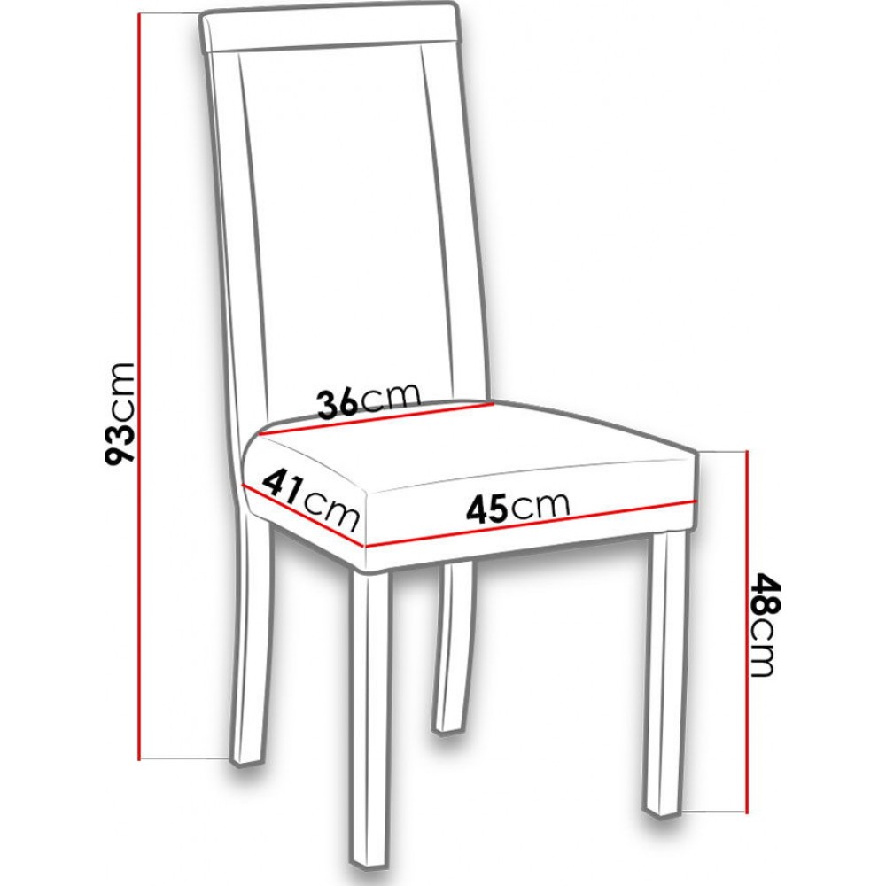 Καρέκλα Jose III - Leuko-Gkri